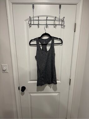 Gray Racerback Athletic Tank Top - Women's Performance Layer